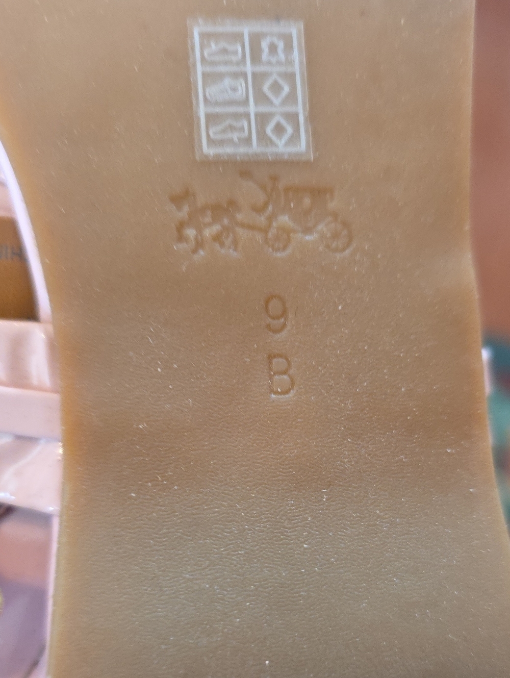 Coach Pale T-Strap Sandals with Silver Hardware - Picture 8 of 8